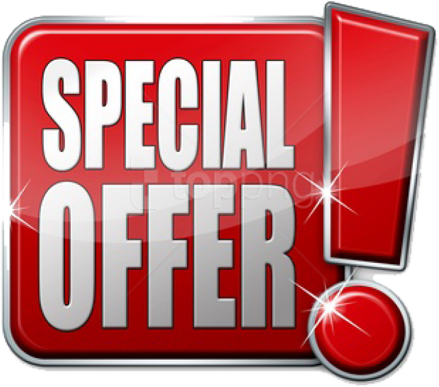 Special Offer Red Banner PNG