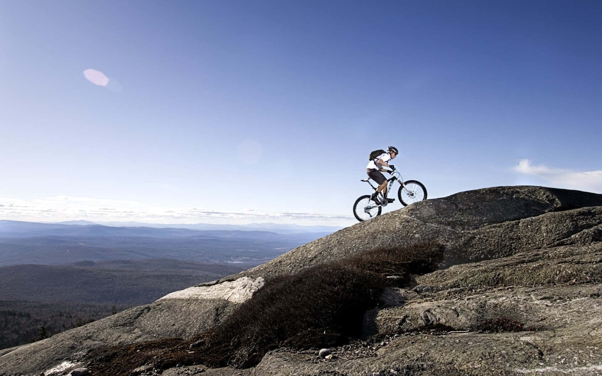 Specialiseret Mountain Bike Klatring Oprejst Wallpaper