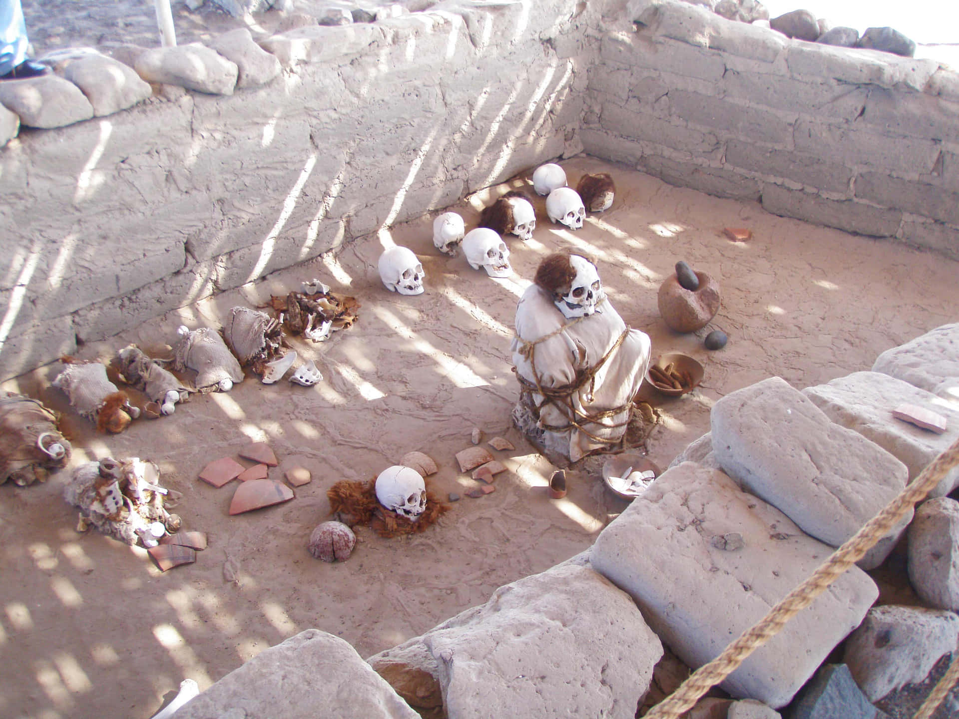 Vue Aérienne Spectaculaire Des Lignes De Nazca Fond d'écran