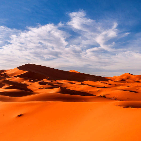 Spectacular Desert Landscape In Mauritania Wallpaper