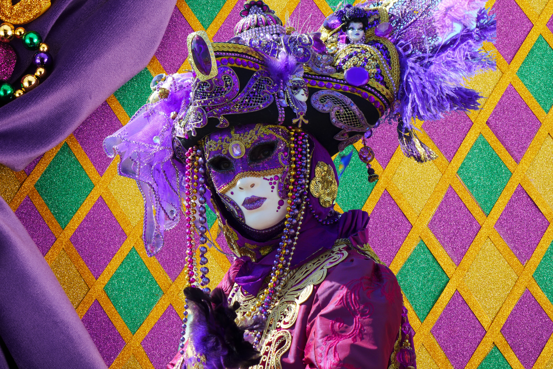 Spectacular Mardi Gras Parade In The Heart Of New Orleans