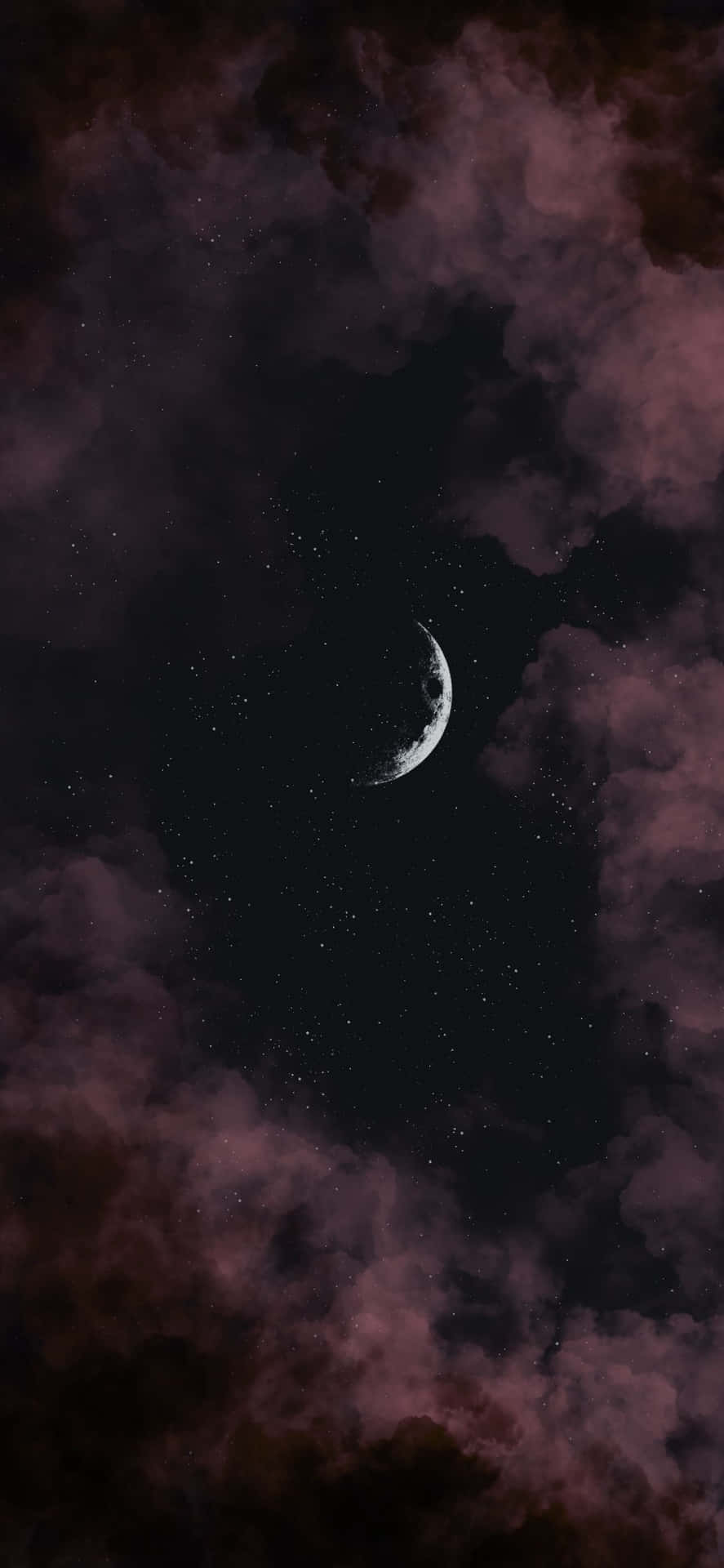Spectacular Moonlit Night Sky