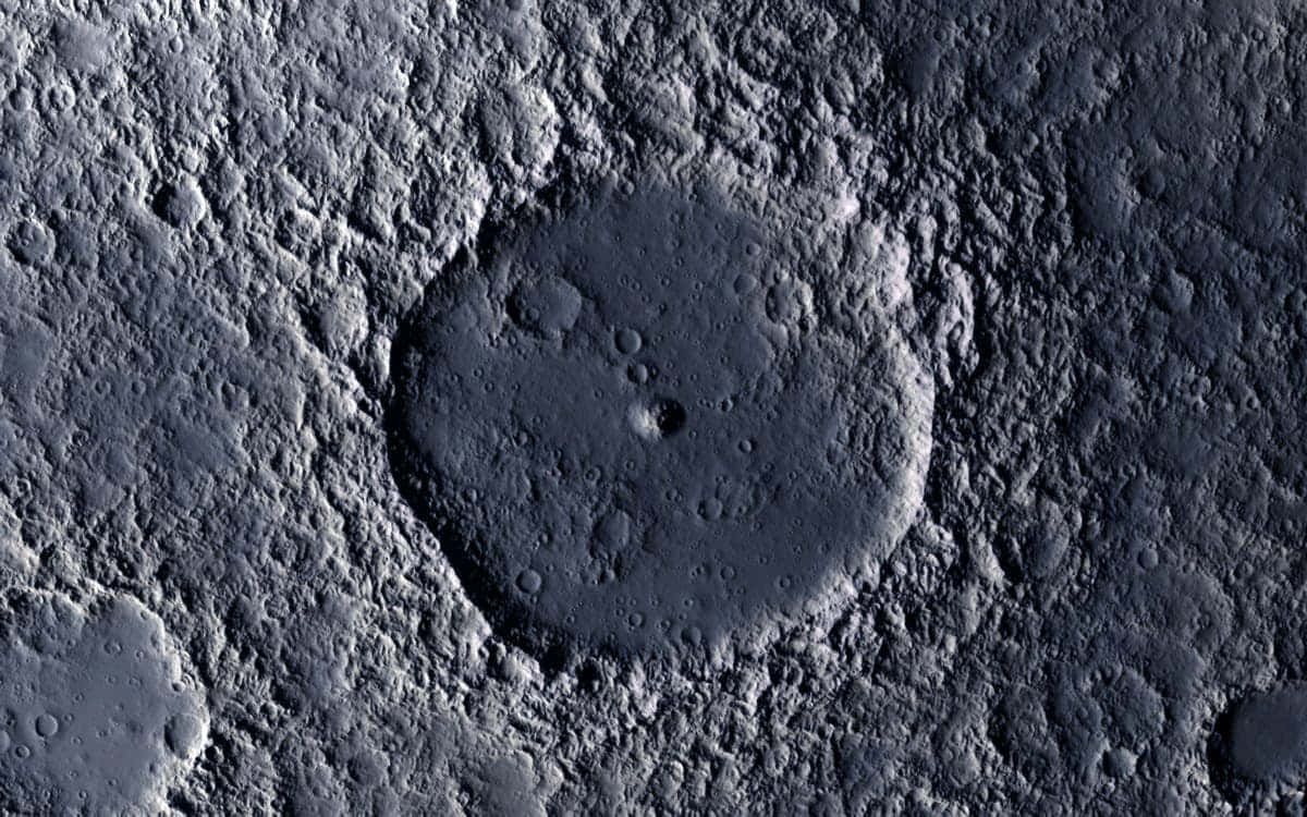 Vue Spectaculaire Des Cratères Lunaires Fond d'écran