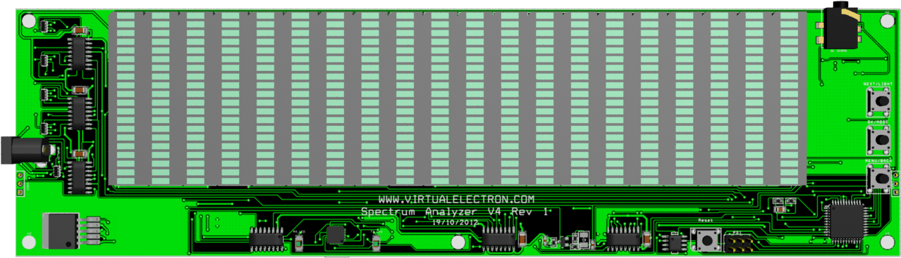 Spectrum Analyzer Circuit Board PNG