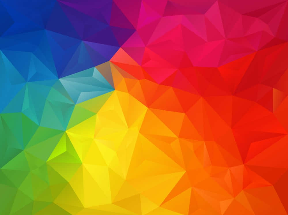 Eingeometrisches Spektrum Von Farben.