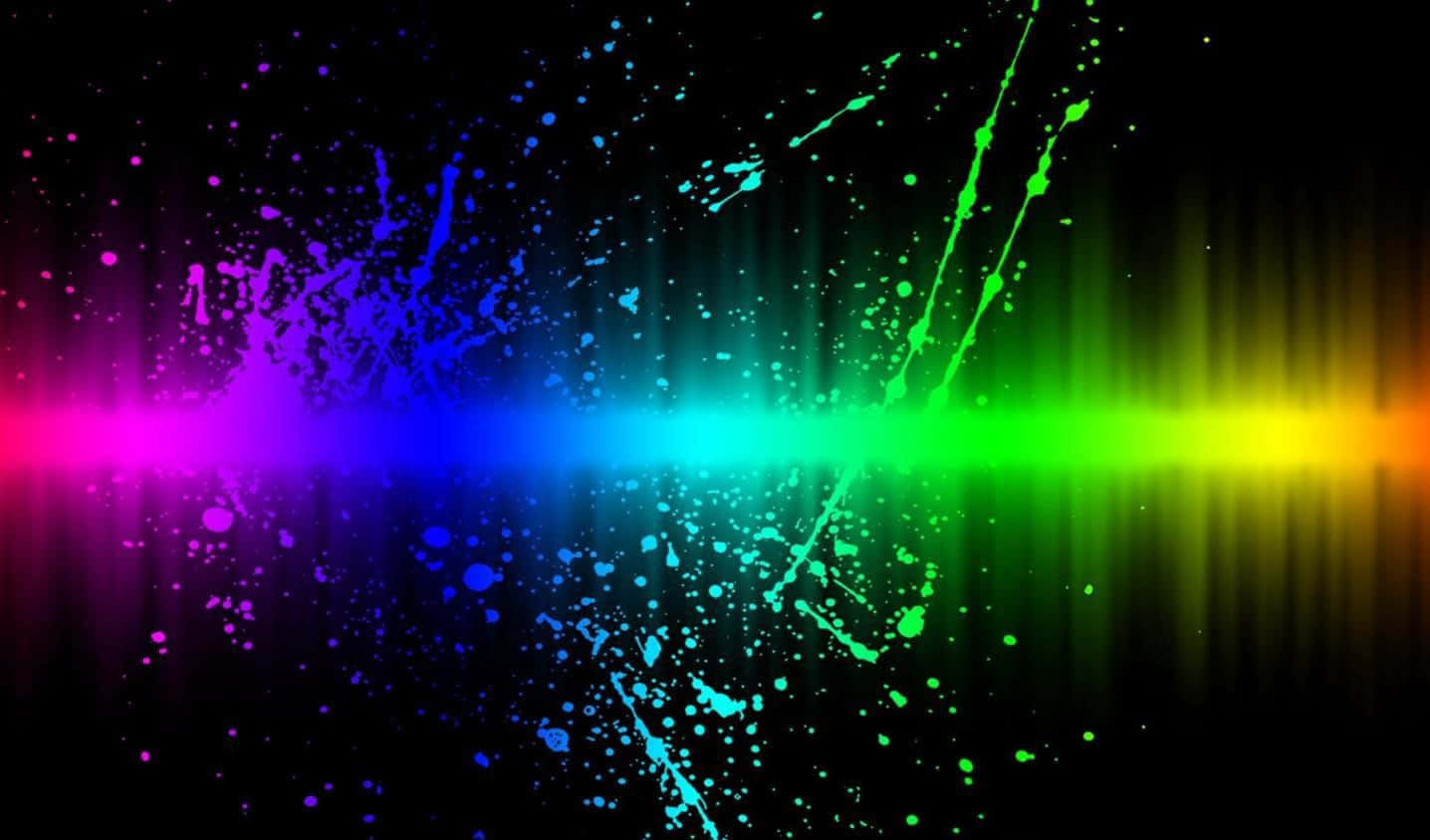 Unfondo Abstracto De Espectro Lleno De Colores Vibrantes.