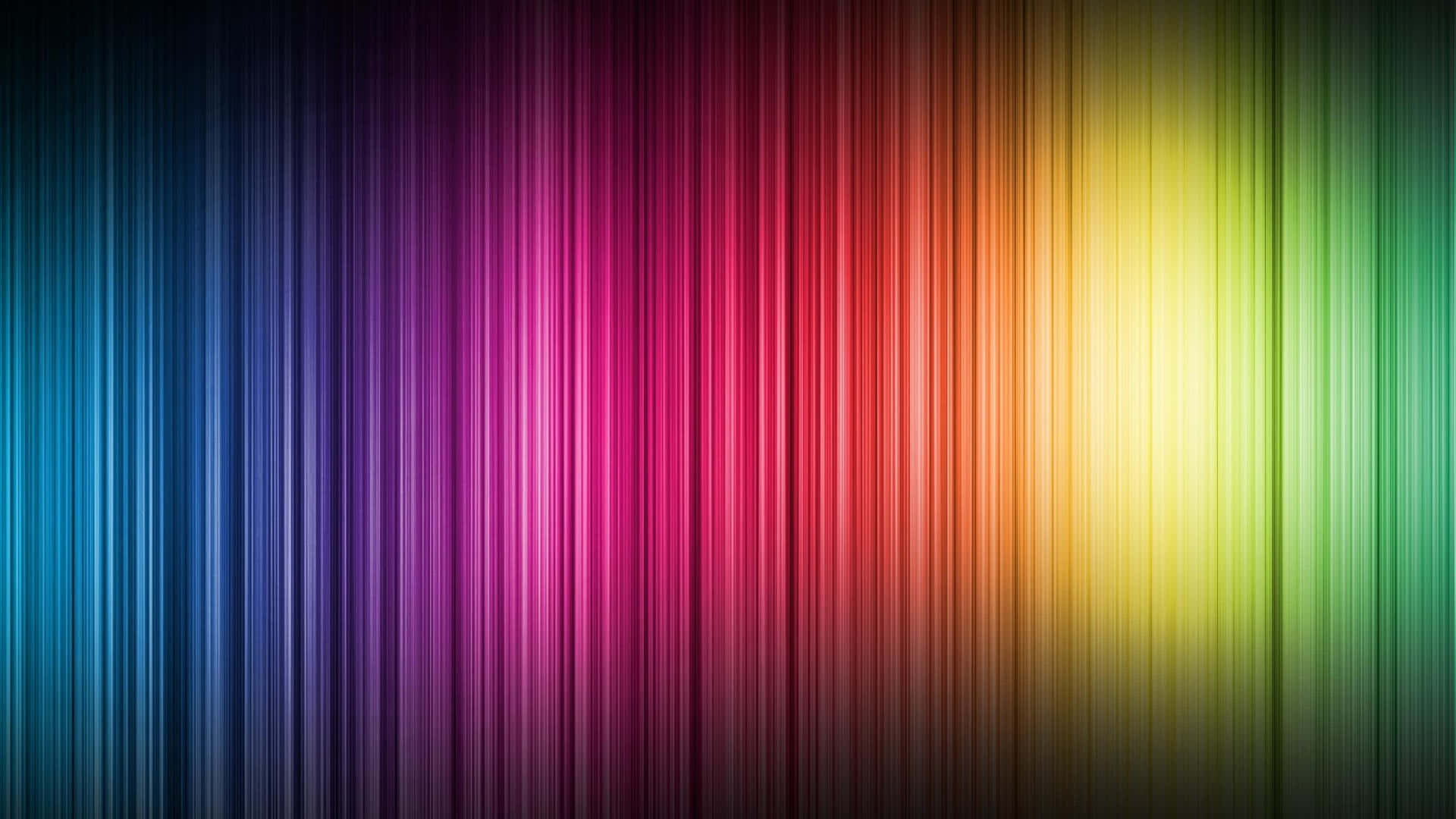 Colorful spectrum of light cascading onto a surface