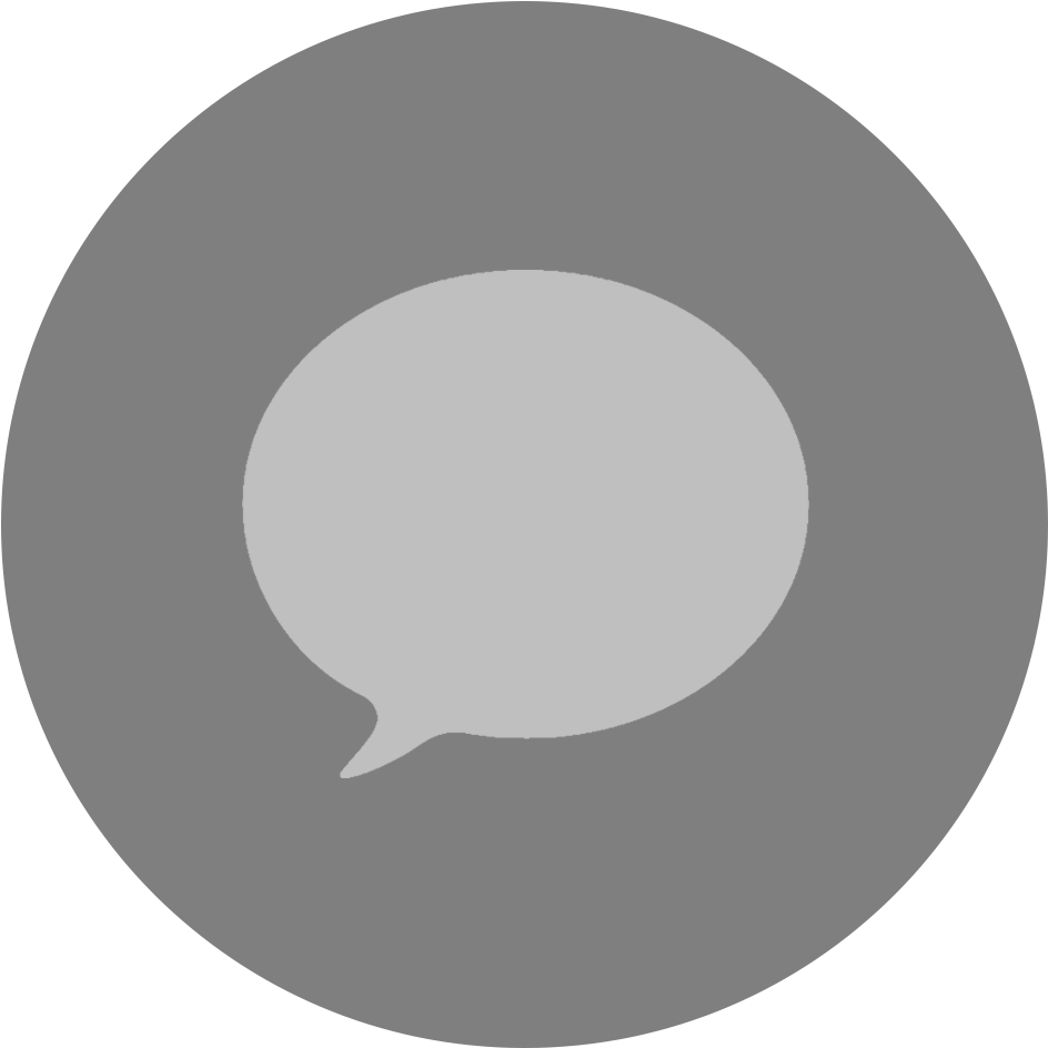 Speech Bubble Icon Black PNG