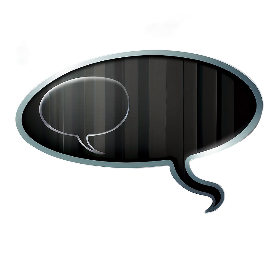 Speech Bubble With Tail Png Kcy PNG