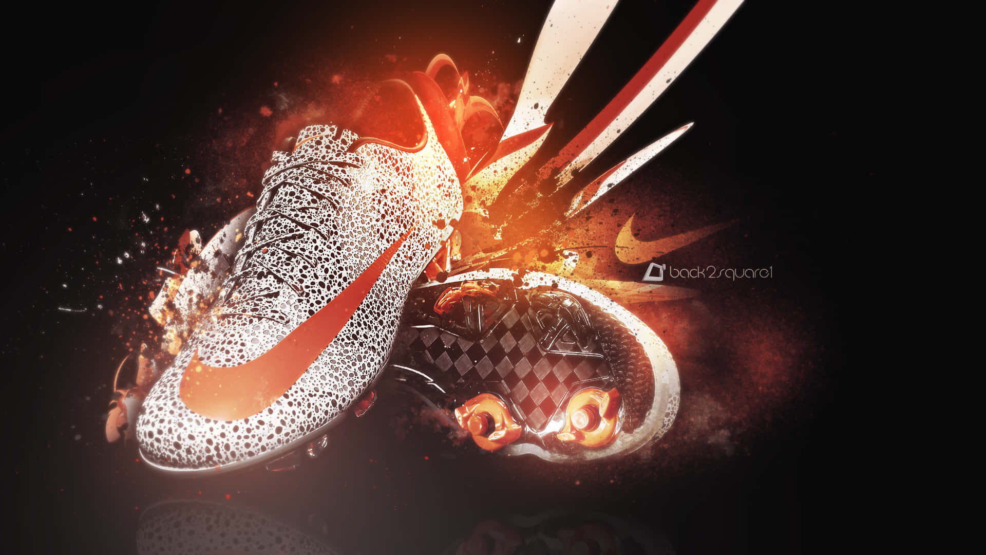Speed And Precision - Mercurial Football Boots Wallpaper
