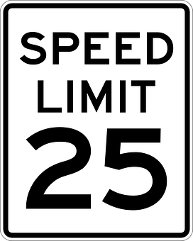 Speed Limit25 Sign PNG