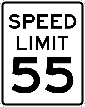 Speed Limit55 Sign PNG