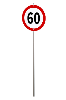 Speed Limit60 Sign PNG