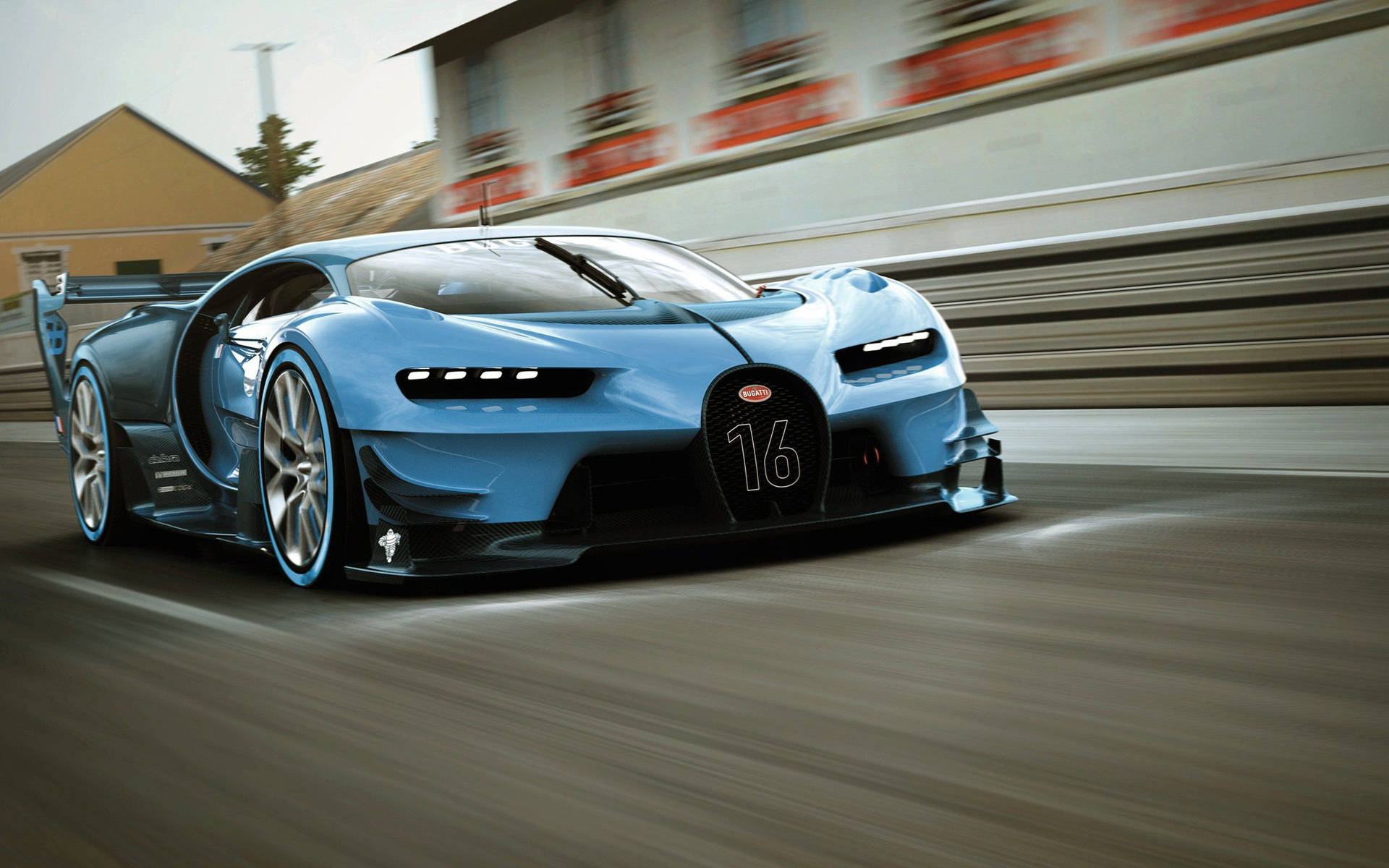 Speeding Cool Bugatti Wallpaper