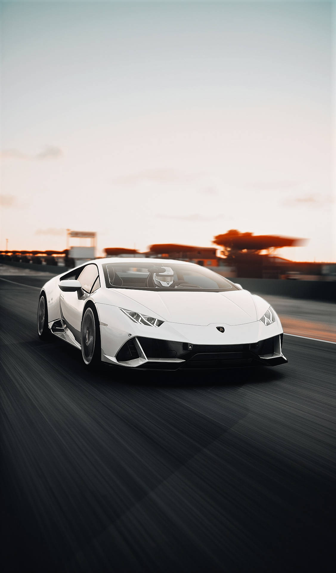 Speeding Lamborghini Galaxy Wallpaper