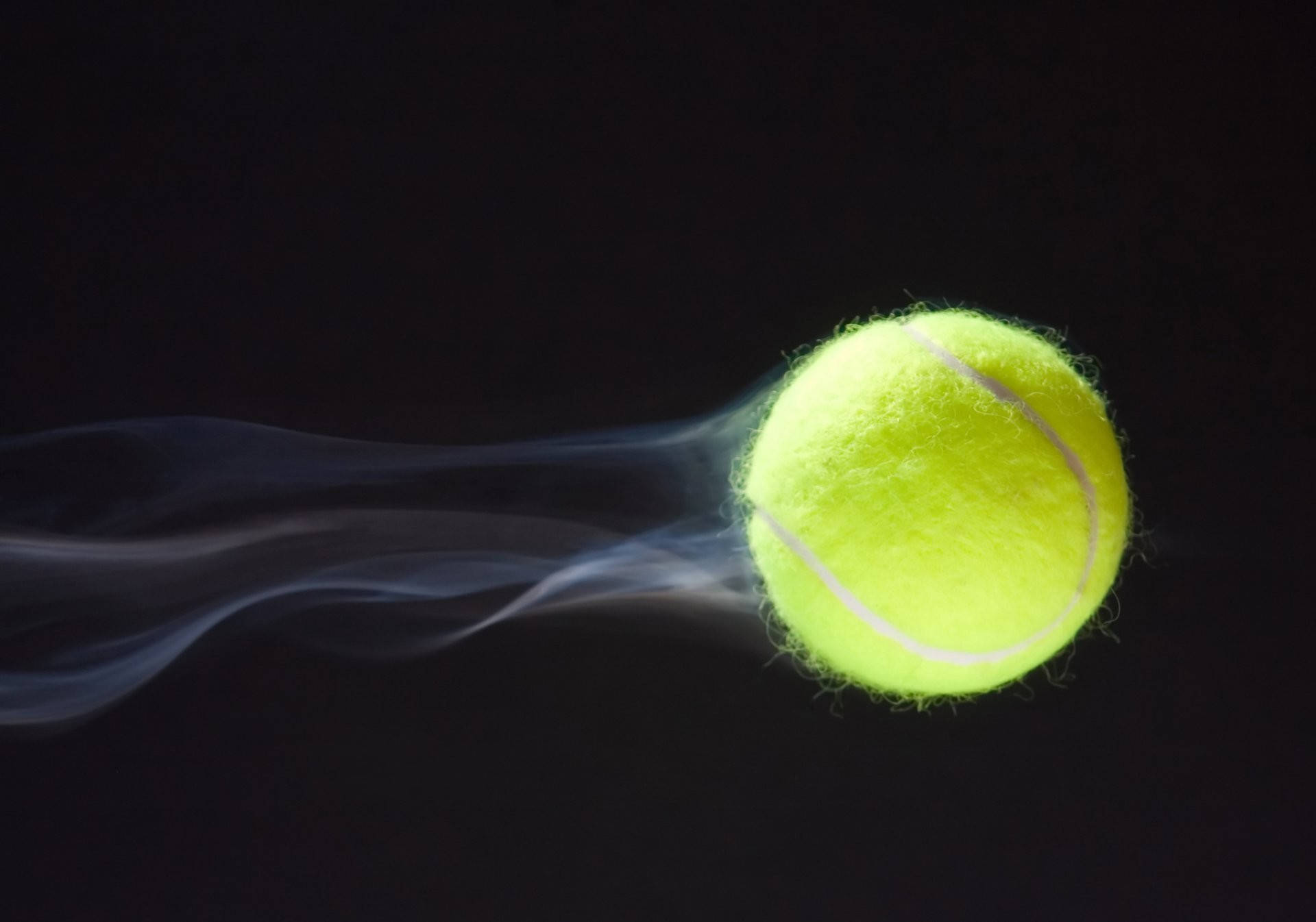 Speeding Tennis Ball Wallpaper