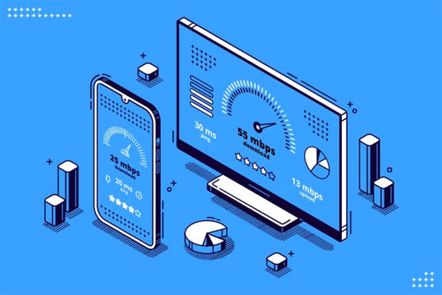 Speedtest Application on Various Devices Wallpaper