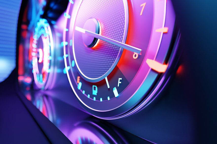 Speedtest Purple Speedometer Wallpaper