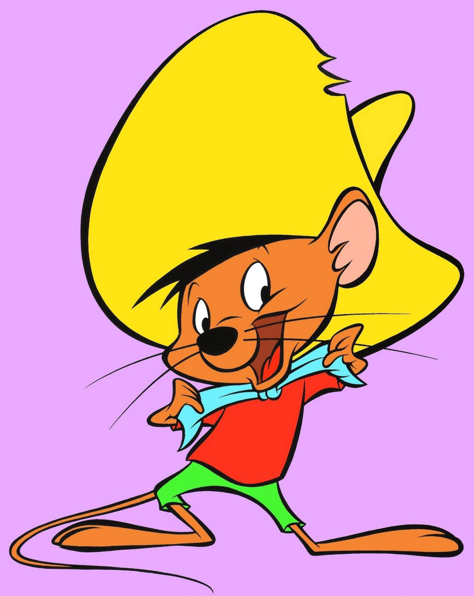 Bright and Animated Image of Speedy Gonzales Wallpaper