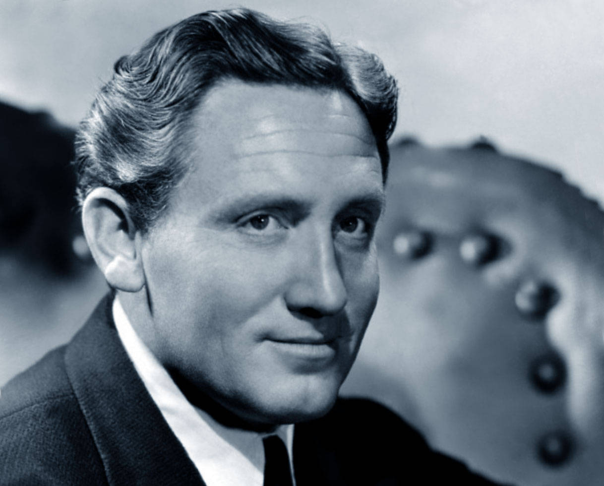 Classicoritratto Di Spencer Tracy, Icona Dell'epoca D'oro Di Hollywood Sfondo