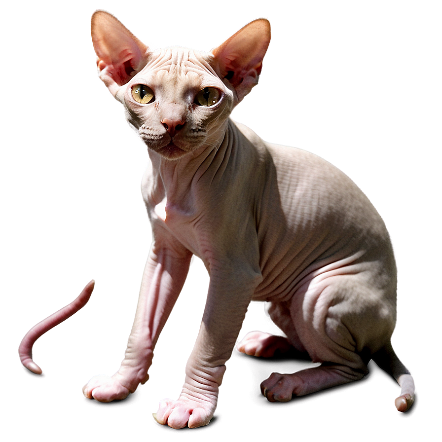Sphynx Cat Bald Beauty Png A PNG
