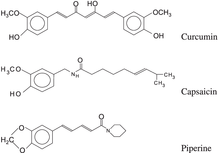 Spice Compound Chemical Structures PNG