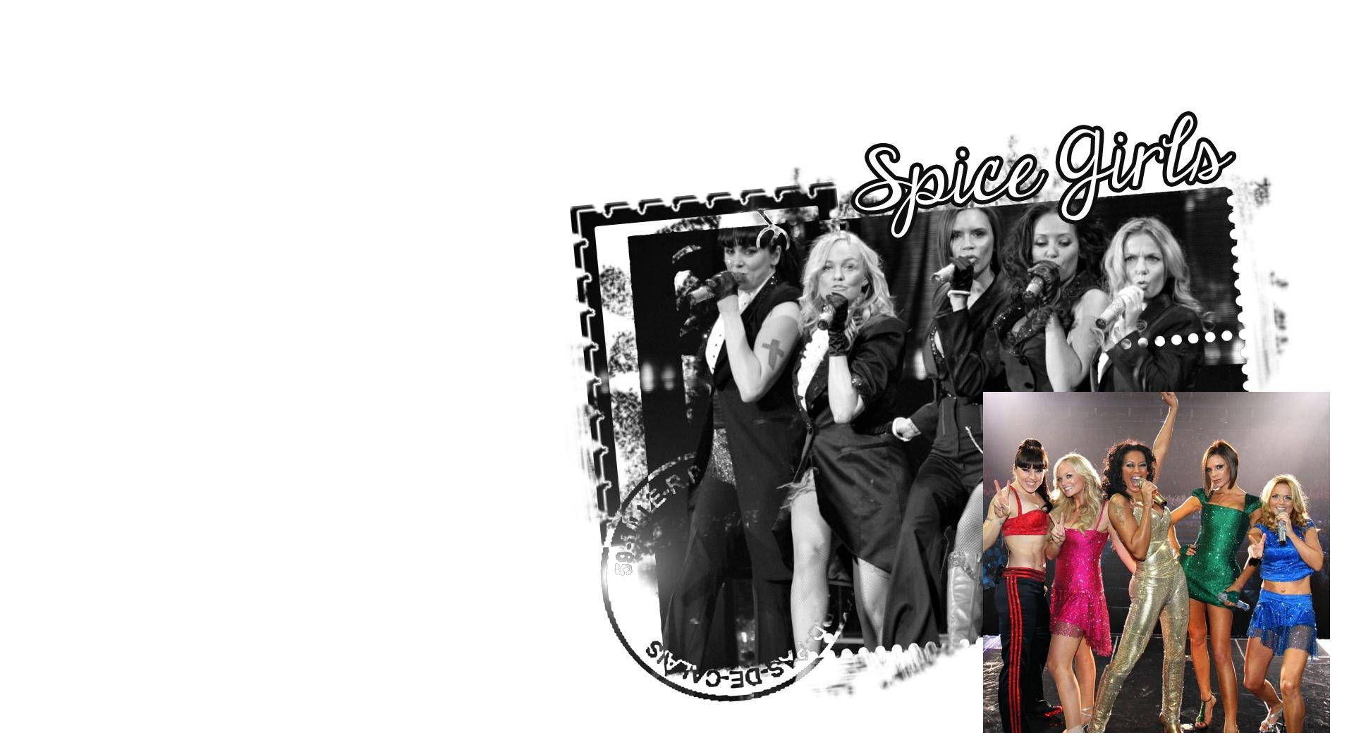 Spice Girls Digital Art Background