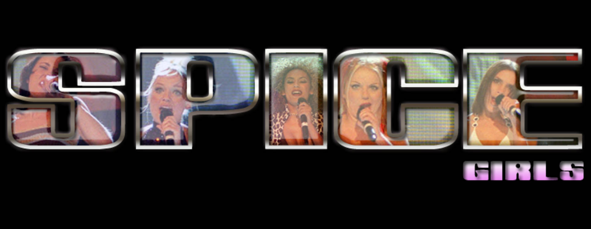 Spice Girls Glossy Art Background