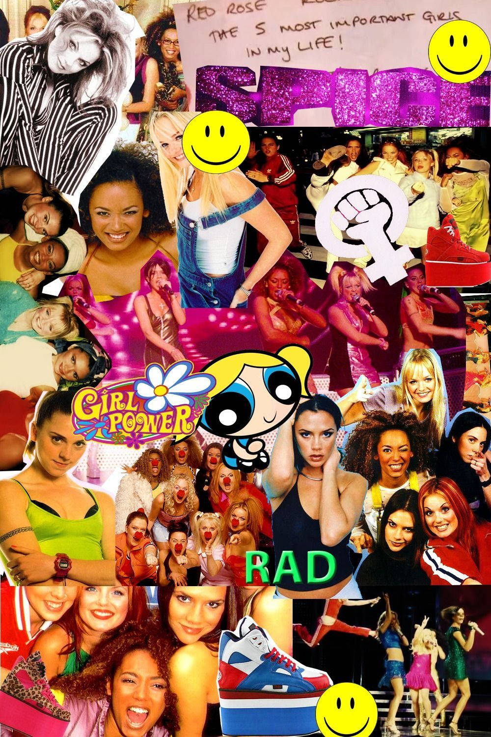 Spice Girls Photo Collage
