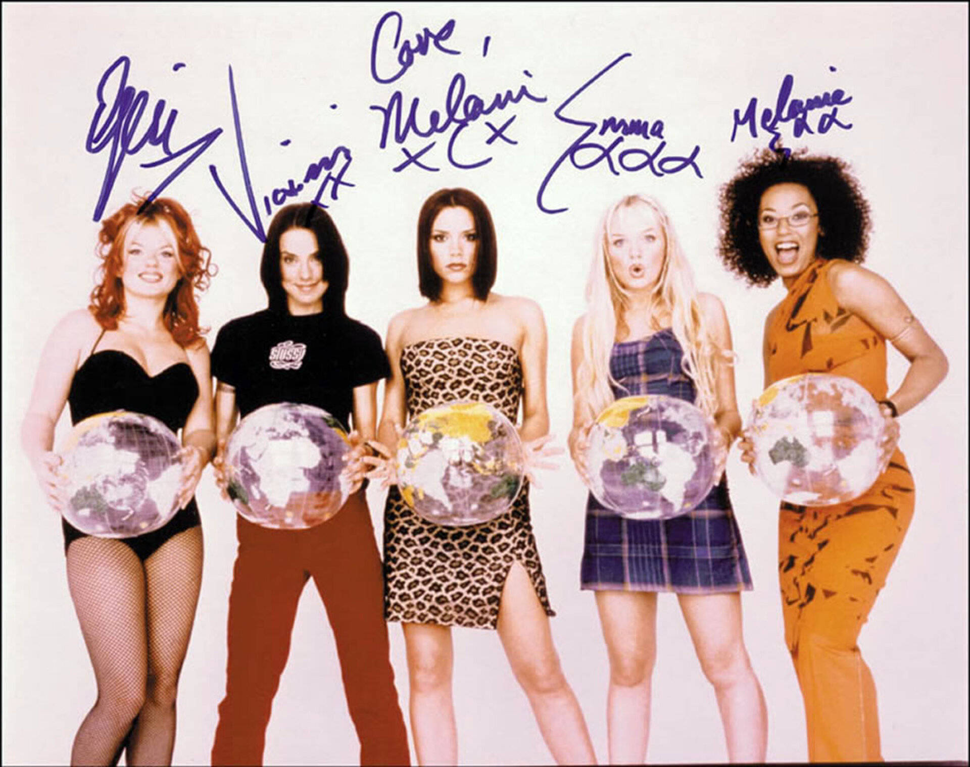 Spice Girls Signature Background