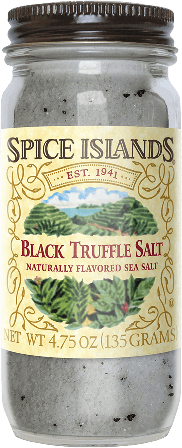 Spice Islands Black Truffle Salt PNG