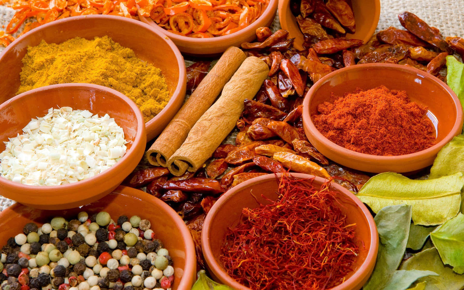 A Colorful Array of Exotic Spices