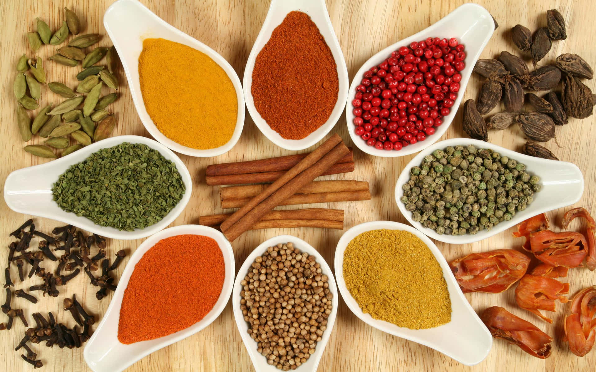 Vibrant Collection of Exquisite Spices