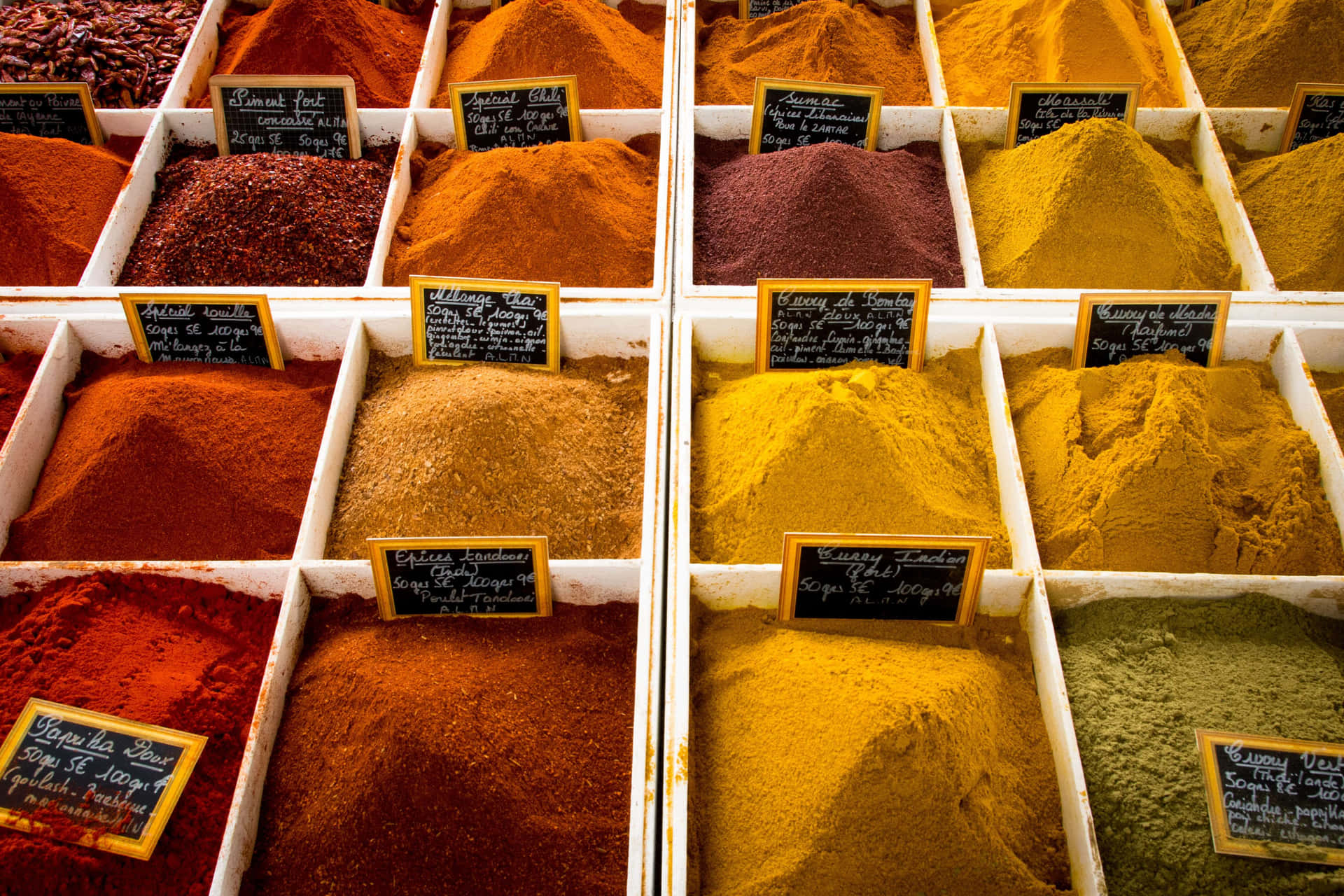 All The Colors of Spices