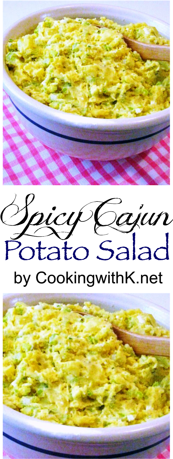 Spicy Cajun Potato Salad Recipe PNG
