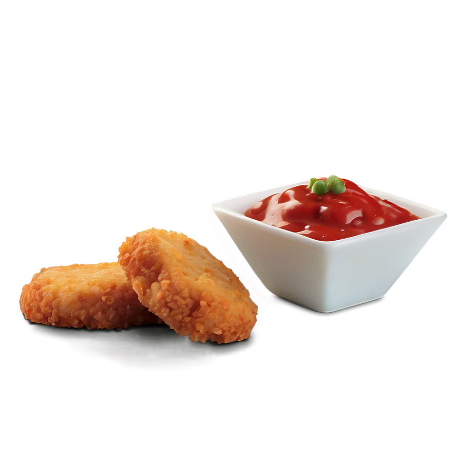 Spicy Chicken Nuggets Png Art PNG