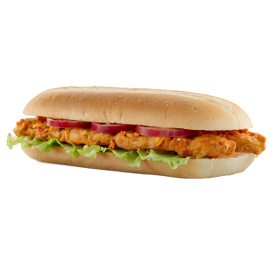 Spicy Chicken Sandwich Png 52 PNG