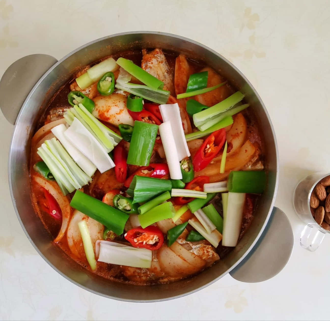 Spicy Fish Stew Cooking Pot Wallpaper