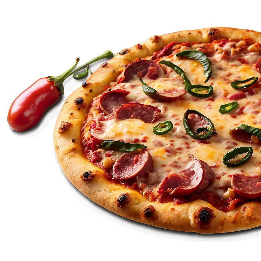 Spicy Meat Lover's Pizza Png 04292024 PNG