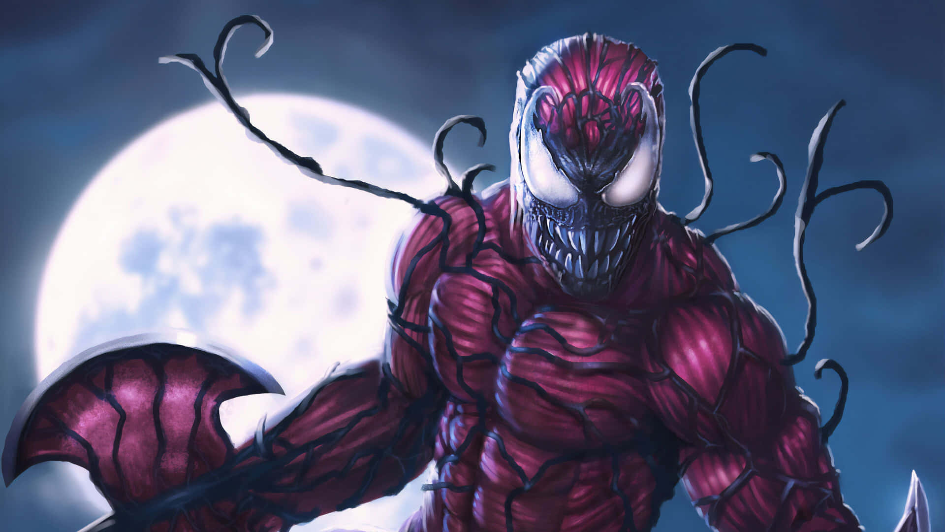 Spidercarnage - Una Escena De Acción Amenazadora Y Emocionante. Fondo de pantalla