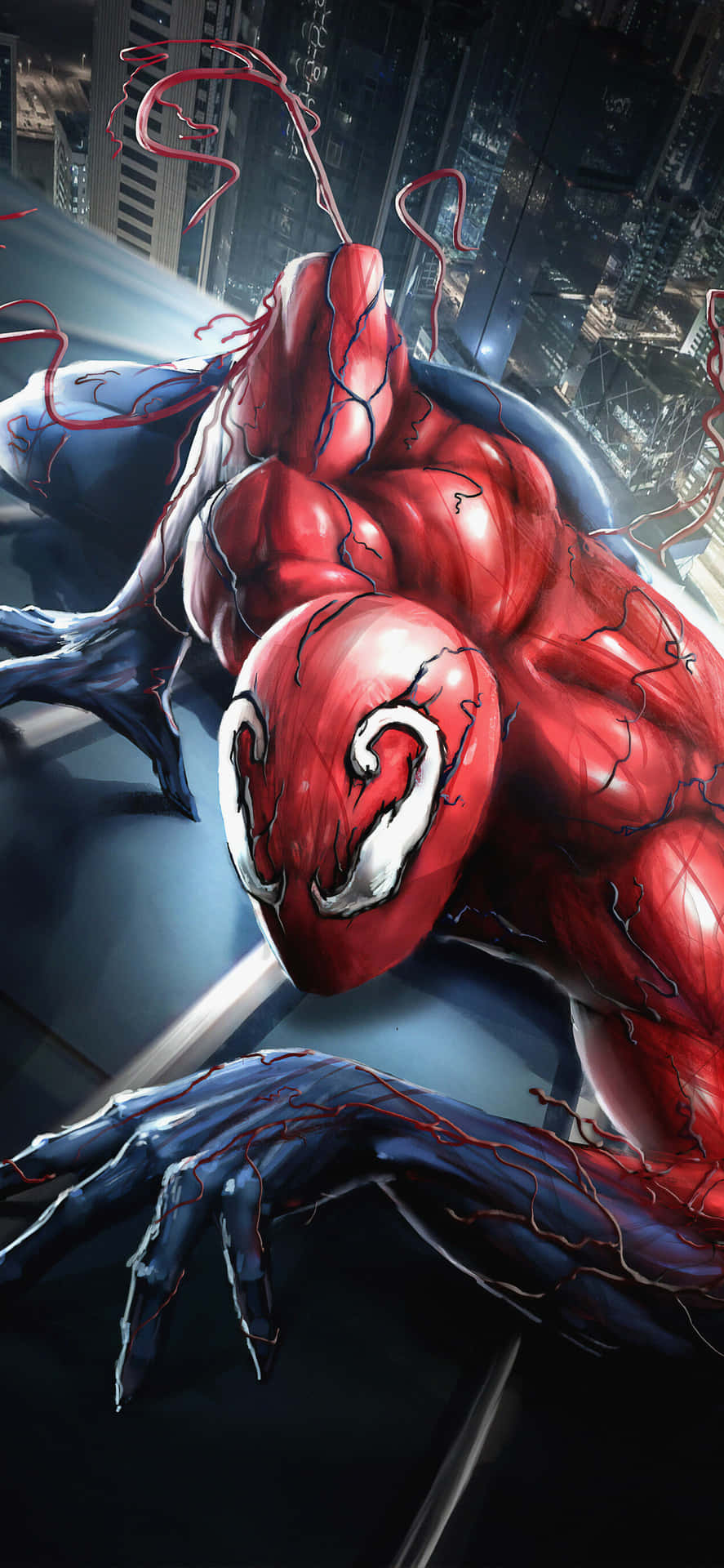 Carnage Takes Hold - Spider Carnage Wallpaper