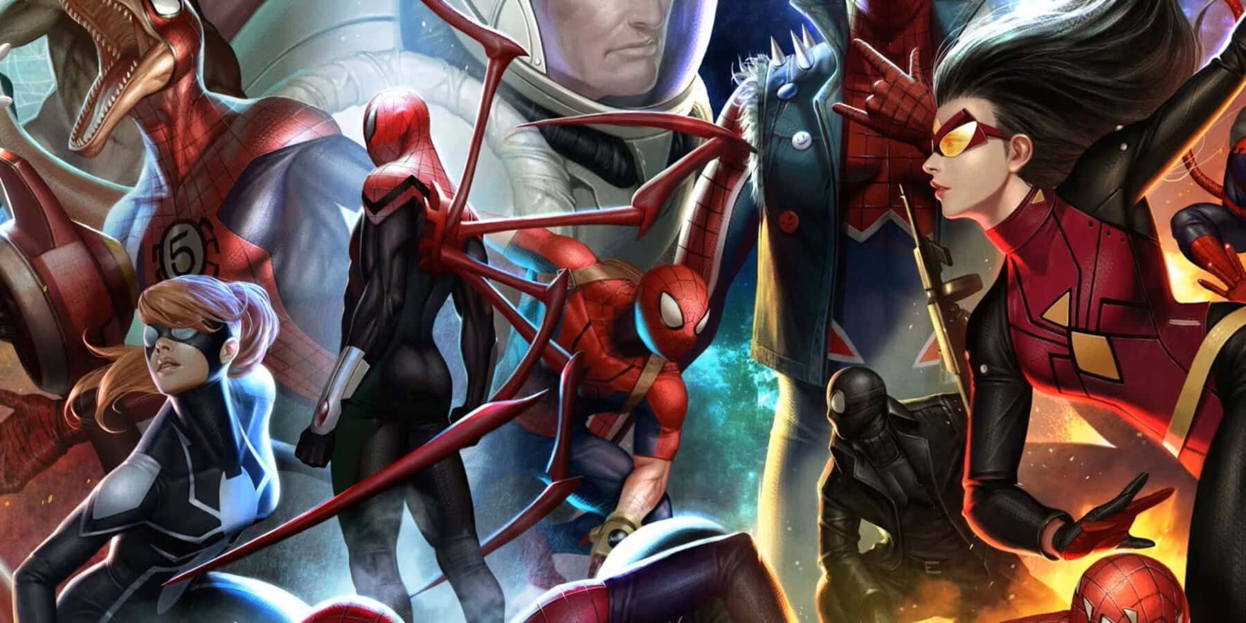 Spider-Geddon: When Worlds Collide Wallpaper