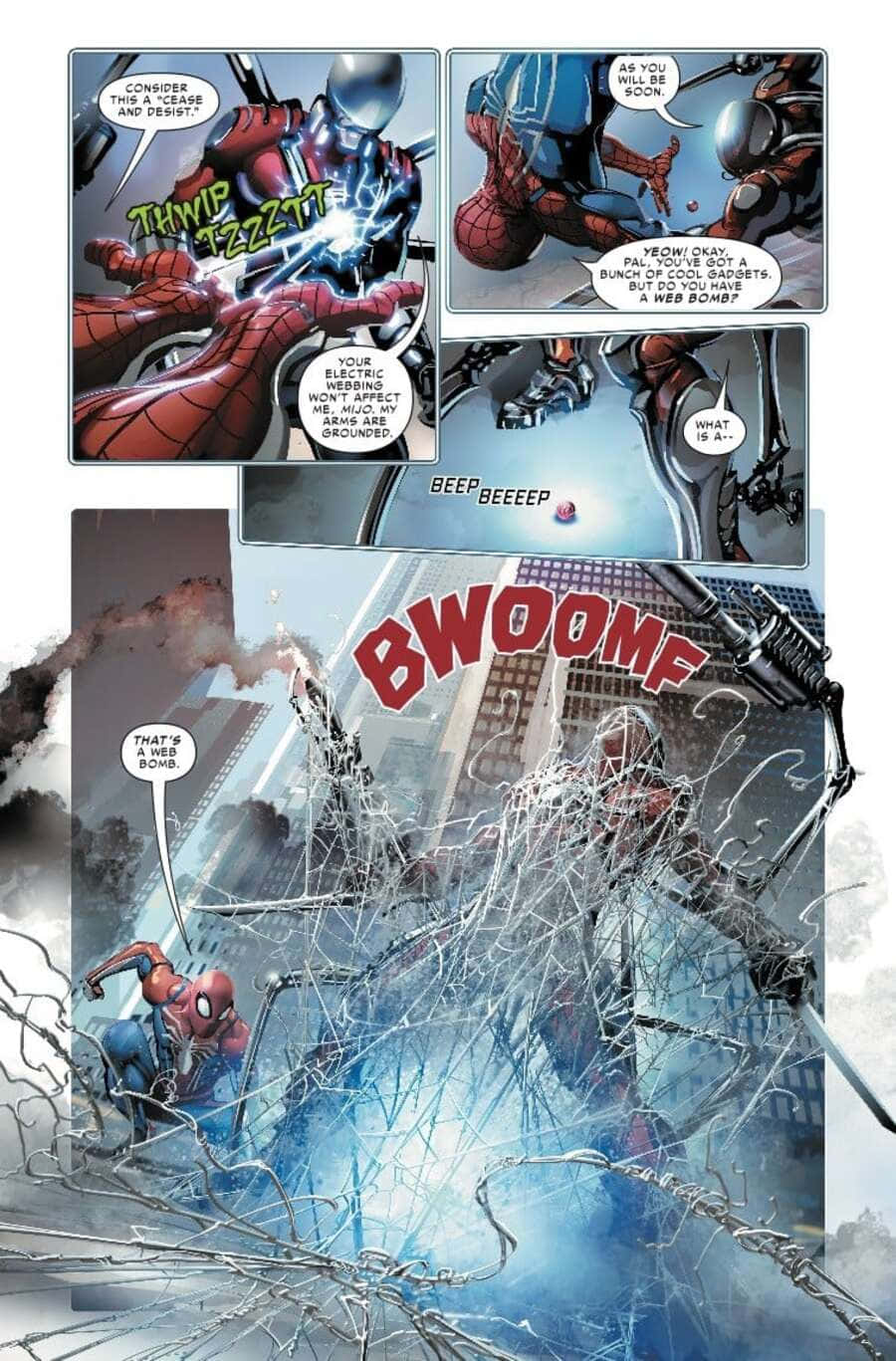 Spider-Geddon: A Battle of Epic Proportions Wallpaper
