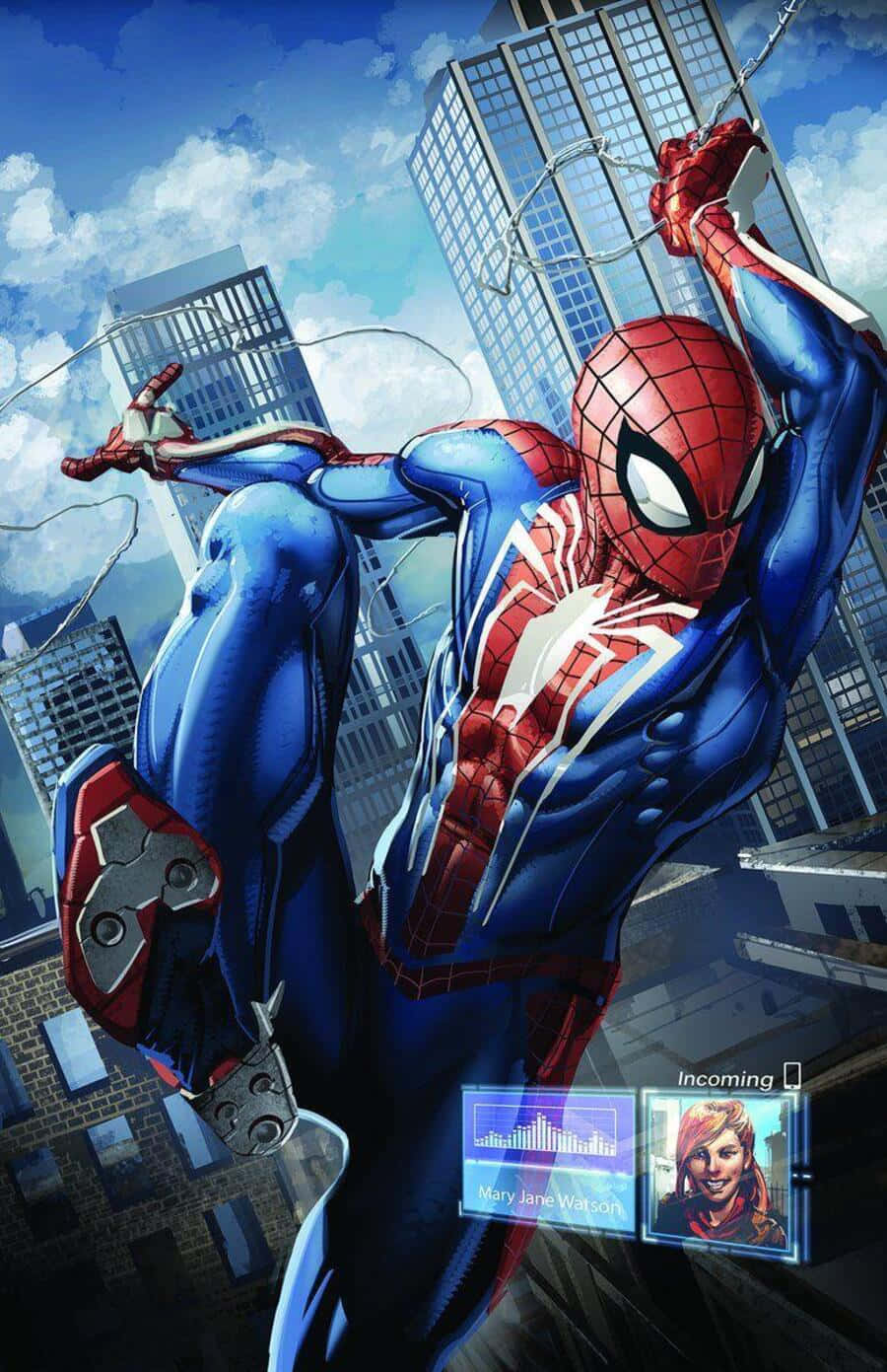Spider-Geddon Multiverse Action Wallpaper