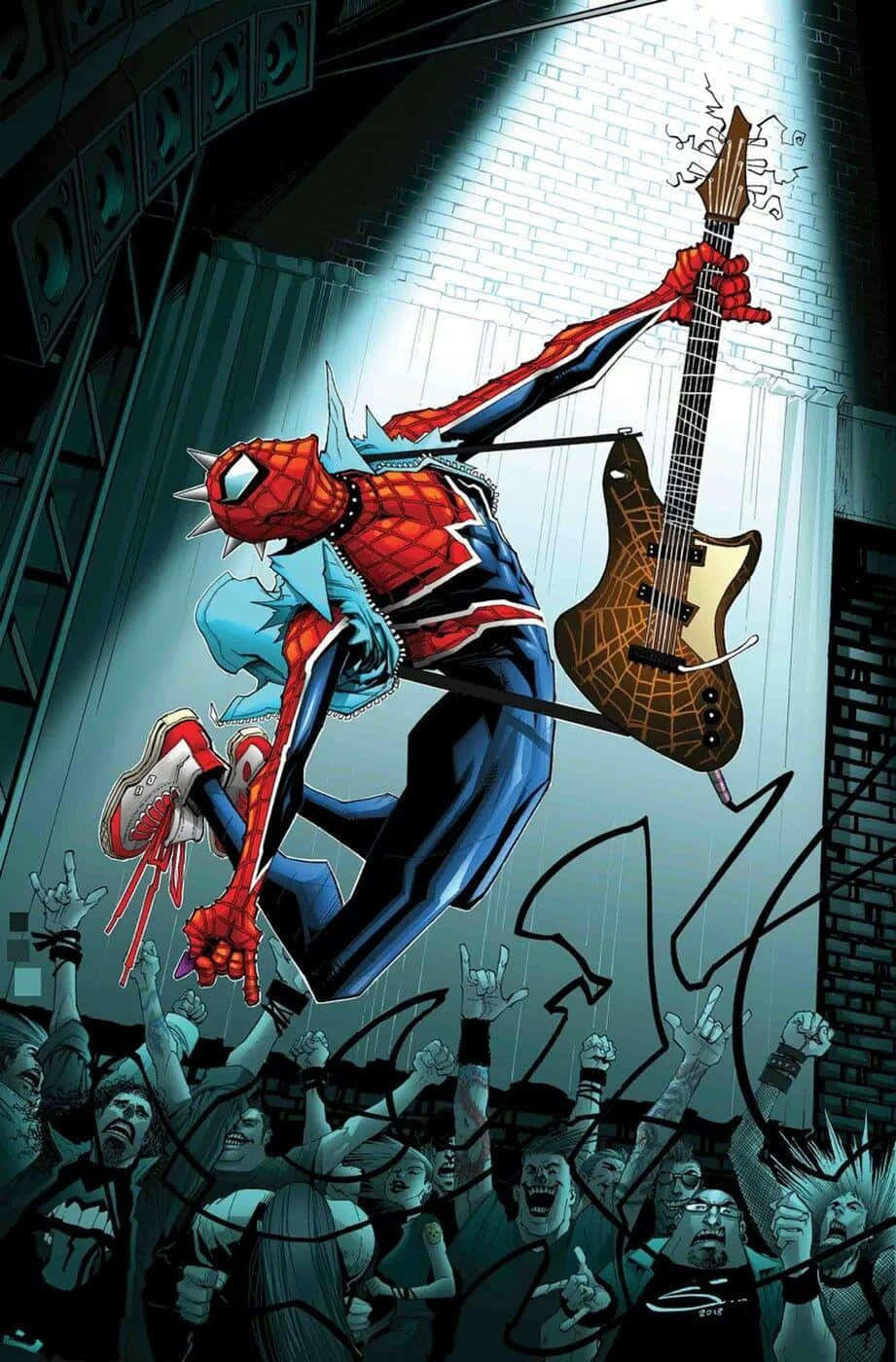 Spider-Geddon: The Ultimate Battle between Spider-Verse Heroes Wallpaper