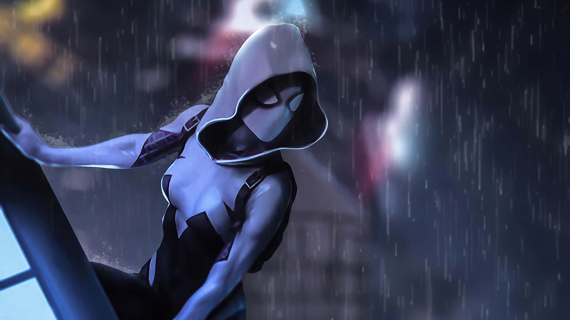 Spider Gwen takes to the sky!