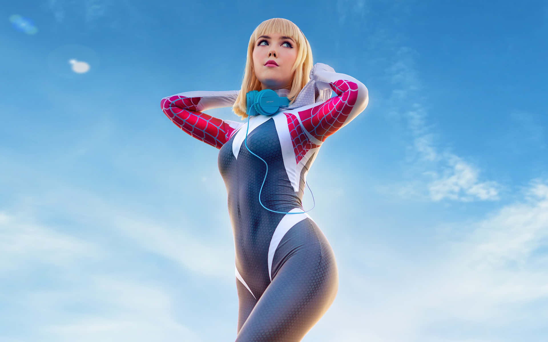 Look at Spider Gwen in Action!