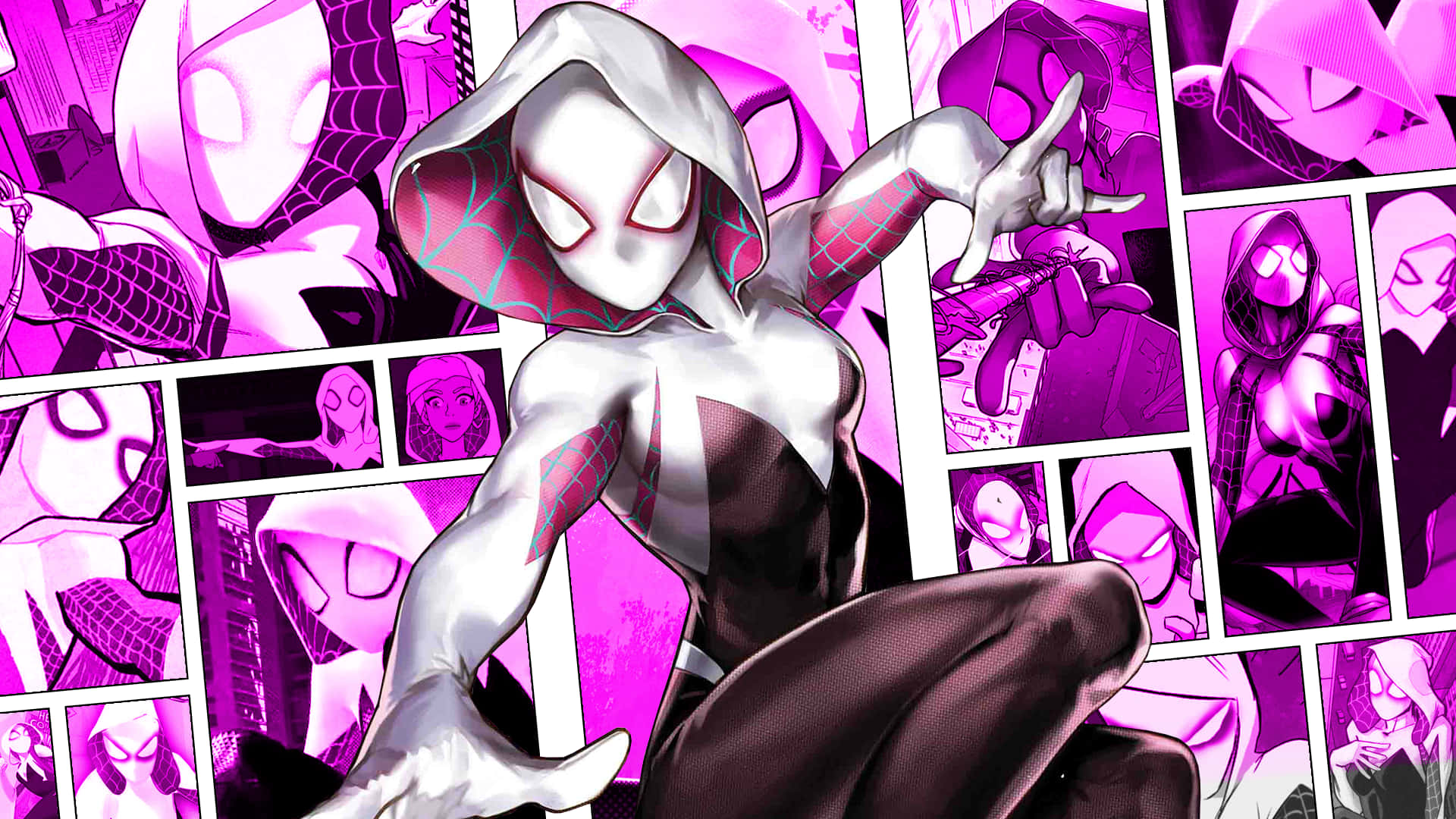 "Spider Gwen Uses Her Super Powers to Conquer Evil"