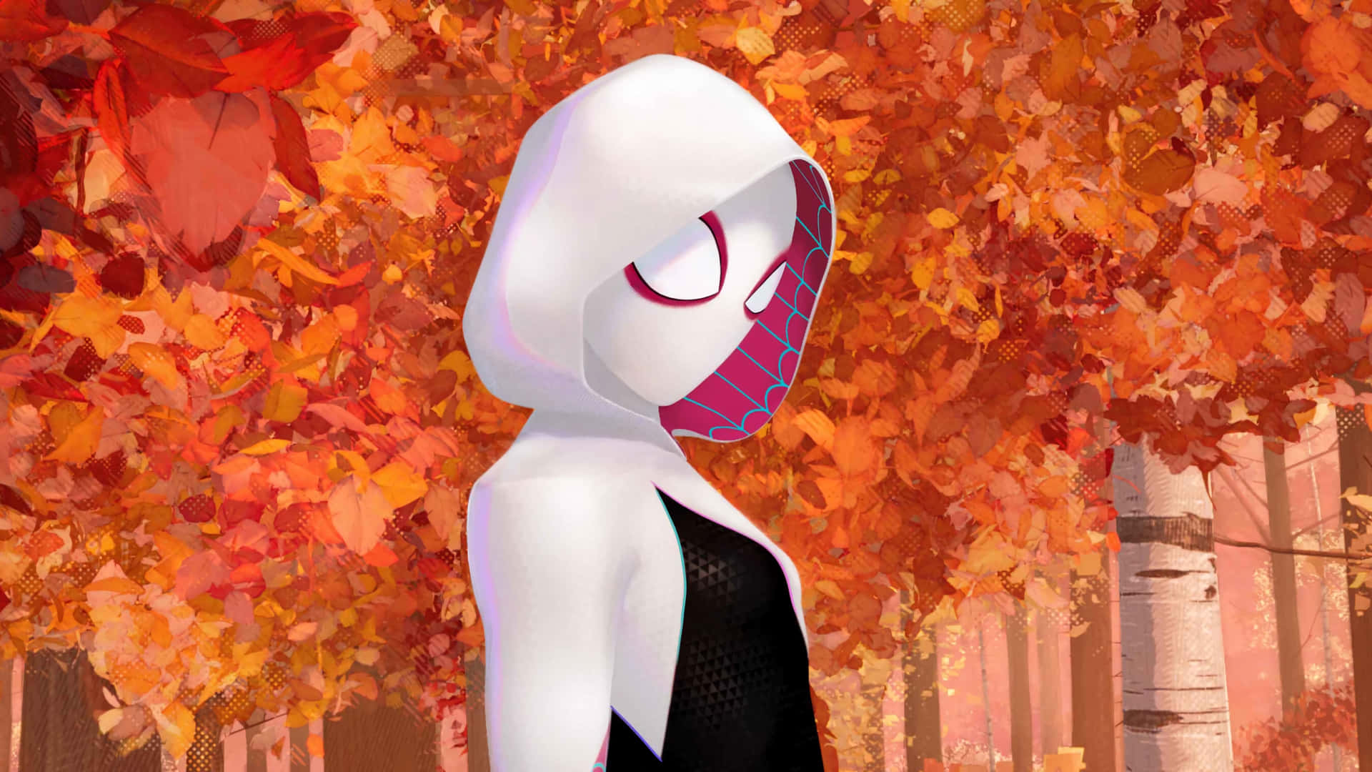 Spider Gwen takes a break from crime fighting