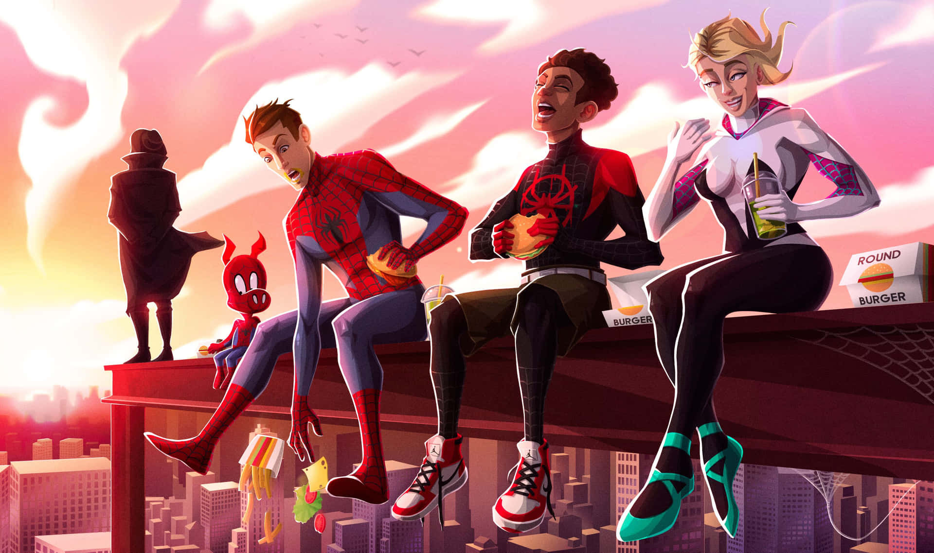 Spider Gwen bruger sine superkræfter til at beskytte byen